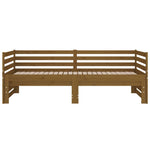 Slaapbank Uitschuifbaar Grenenhout 2X(90X190) Cm