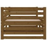 Slaapbank Uitschuifbaar Grenenhout 2X(90X190) Cm