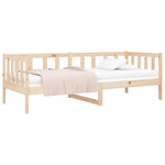 Slaapbank Zonder Matras 80X200 Cm Massief Grenenhout