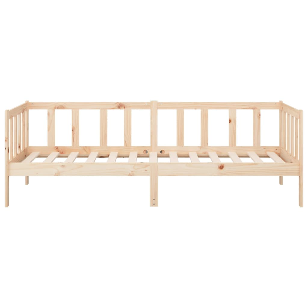 Slaapbank Zonder Matras 80X200 Cm Massief Grenenhout