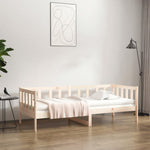 Slaapbank Zonder Matras 80X200 Cm Massief Grenenhout