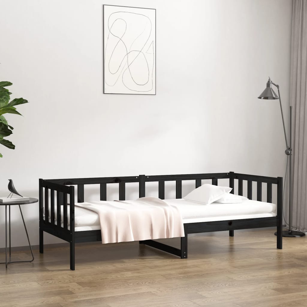 Slaapbank Zonder Matras 80X200 Cm Massief Grenenhout