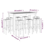 Tuinbarset Massief Acaciahout