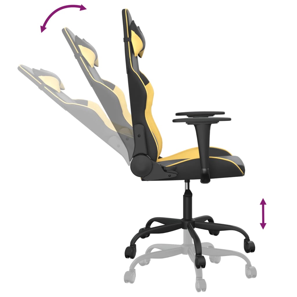Massage Gamestoel Kunstleer Kleurig