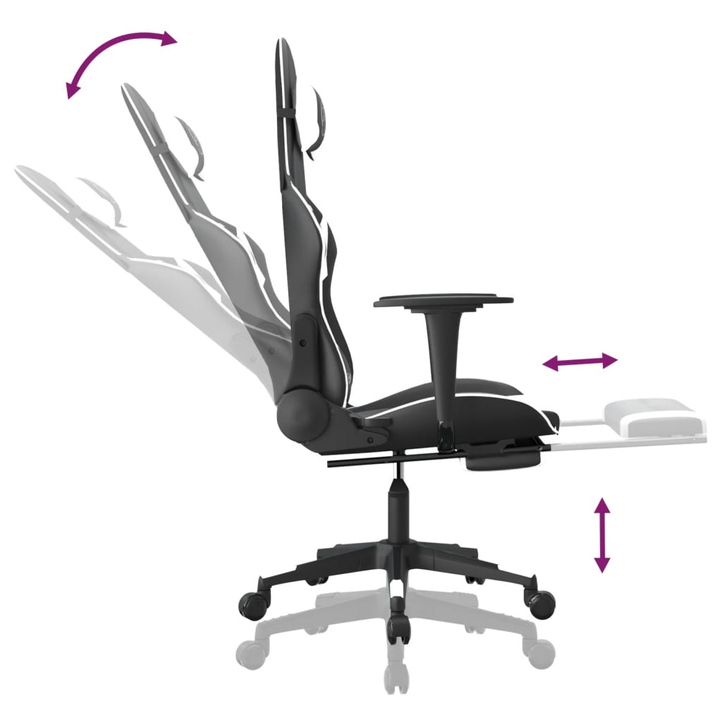Massage Gamestoel Kunstleer &