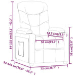 Fauteuil Verstelbaar Stof