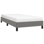 Bedframe Zonder Matras Stof Donkergrijs