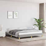 Bedframe Zonder Matras Stof Lichtgrijs