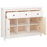Dressoir 100X35X74,5 Cm Massief Grenenhout