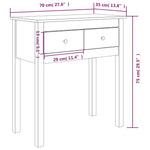 Wandtafel Massief Grenenhout