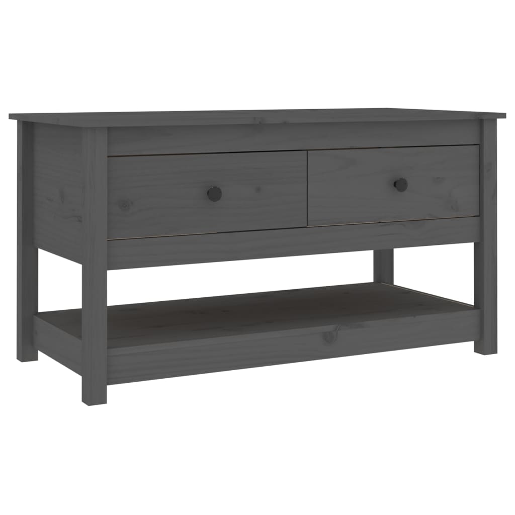 Salontafel 102X49X55 Cm Massief Grenenhout