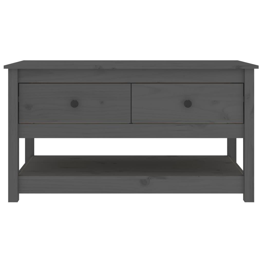 Salontafel 102X49X55 Cm Massief Grenenhout