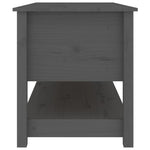 Salontafel 102X49X55 Cm Massief Grenenhout