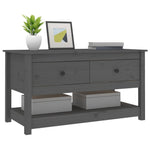 Salontafel 102X49X55 Cm Massief Grenenhout
