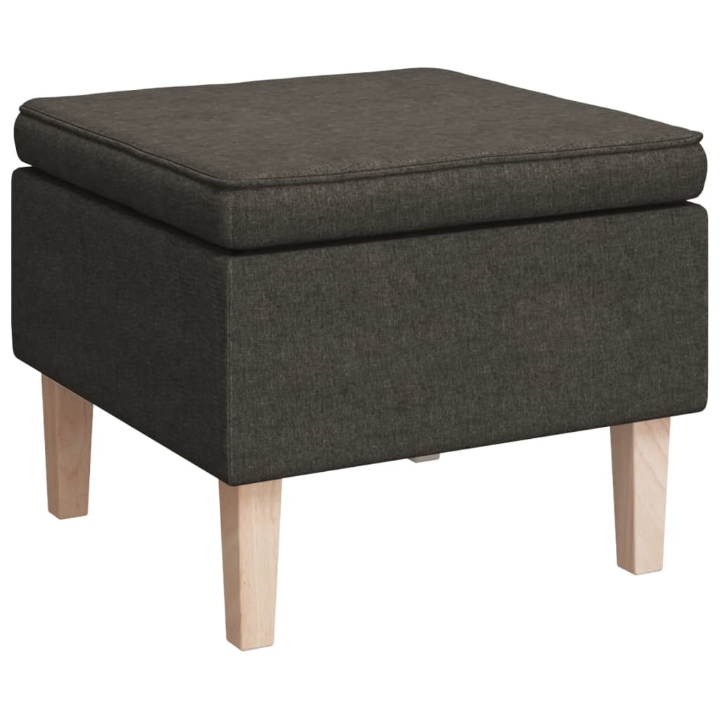 Fauteuil Met Schommelpoten En Voetenbank Stof