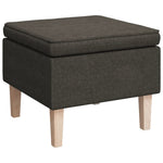 Fauteuil Met Schommelpoten En Voetenbank Stof