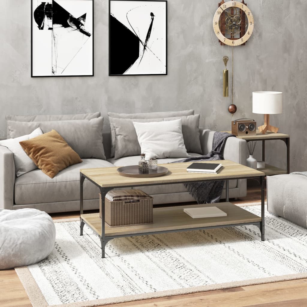 Salontafel Bewerkt Hout