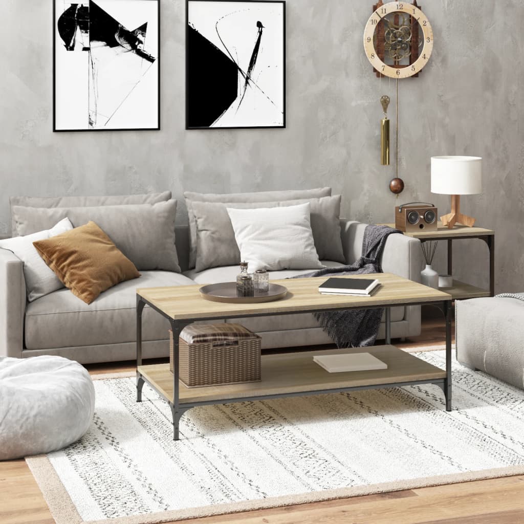 Salontafel Bewerkt Hout