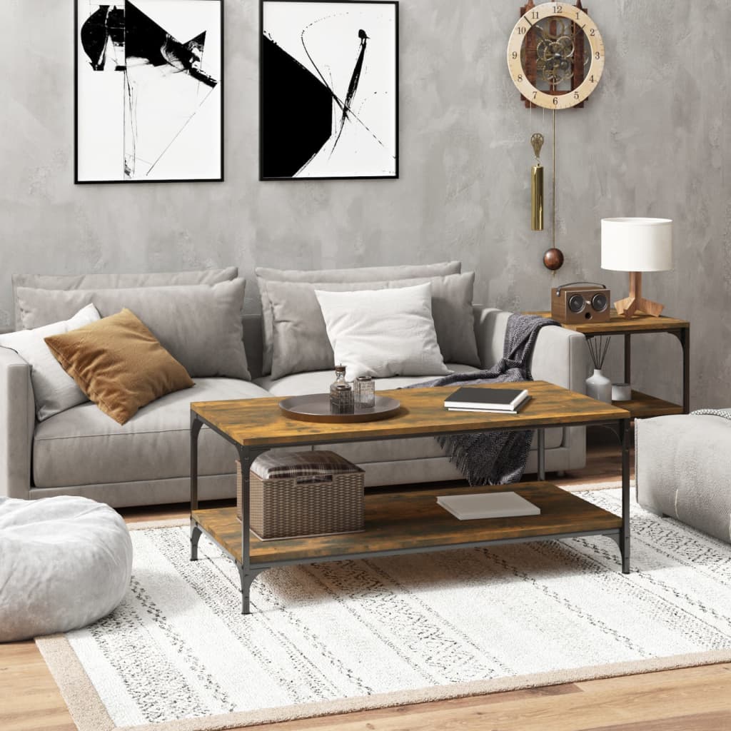 Salontafel Bewerkt Hout