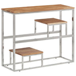Wandtafel Roestvrijstaal En Gehard Kleurig