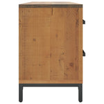 Opbergkast 110X30X45 Cm Massief Grenenhout