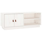 Tv-Meubel 05X34X40 Cm Massief Grenenhout