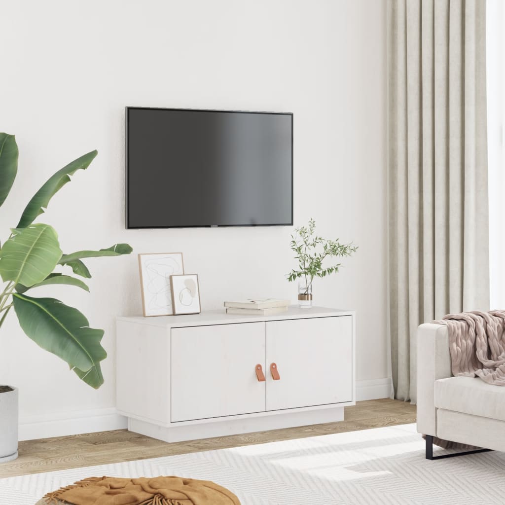 Tv-Meubel 80X34X40 Cm Massief Grenenhout