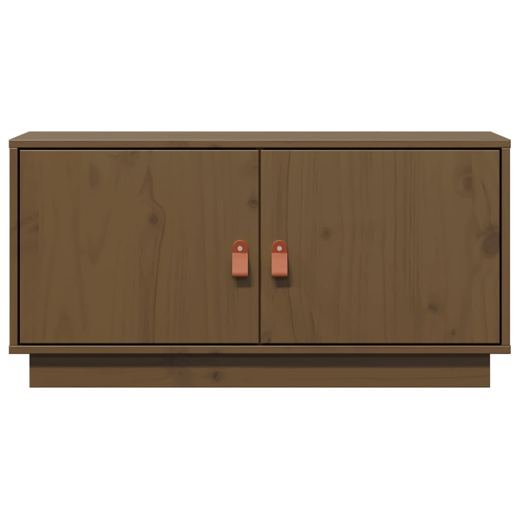 Tv-Meubel 80X34X40 Cm Massief Grenenhout