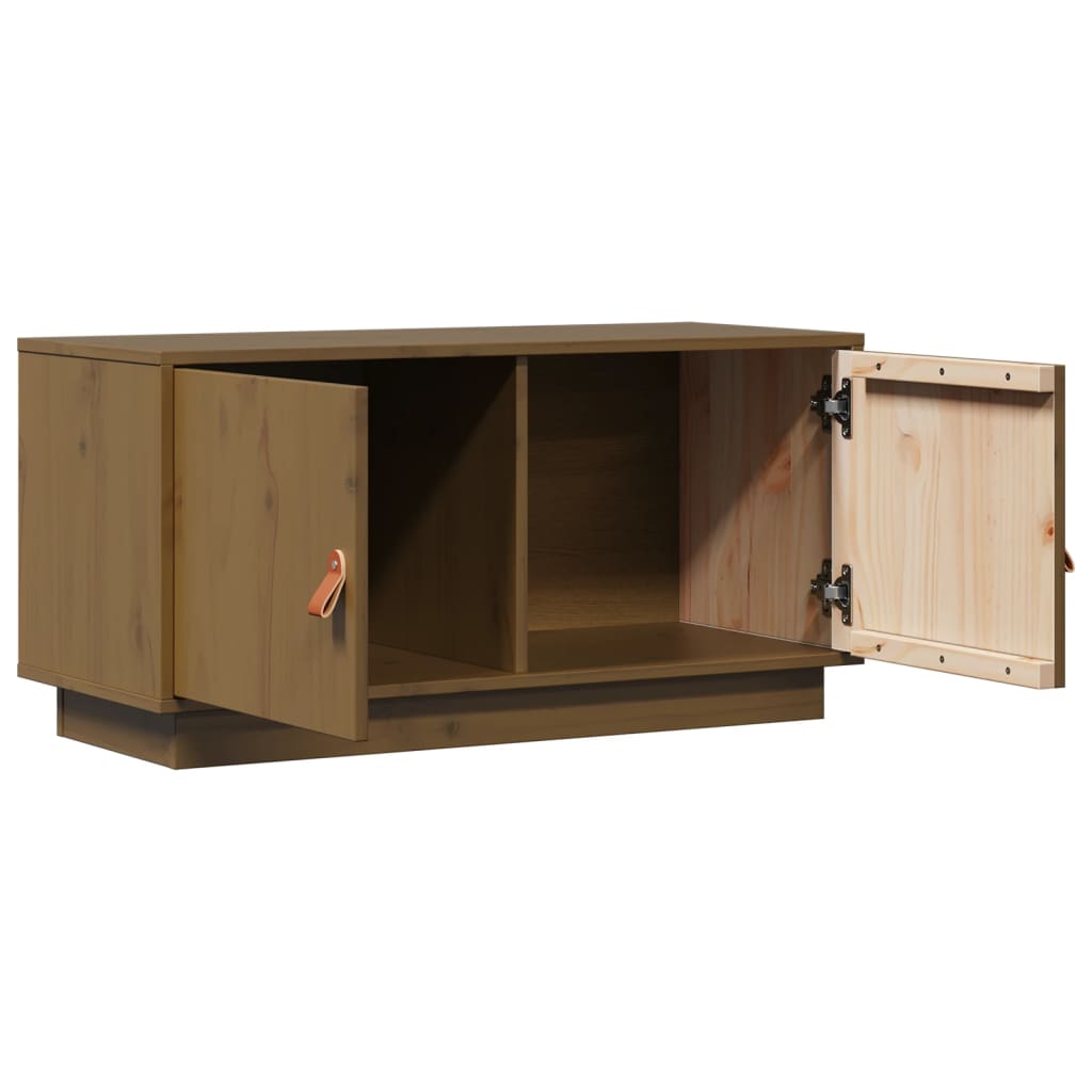 Tv-Meubel 80X34X40 Cm Massief Grenenhout