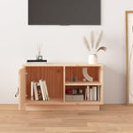 Tv-Meubel 70X34X40 Cm Massief Grenenhout