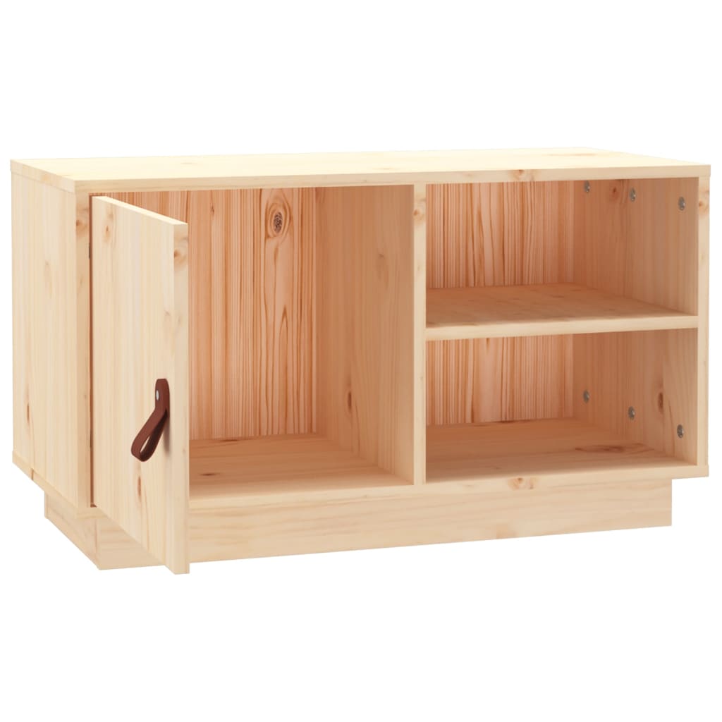 Tv-Meubel 70X34X40 Cm Massief Grenenhout