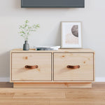 Tv-Meubel 80X34X35 Cm Massief Grenenhout