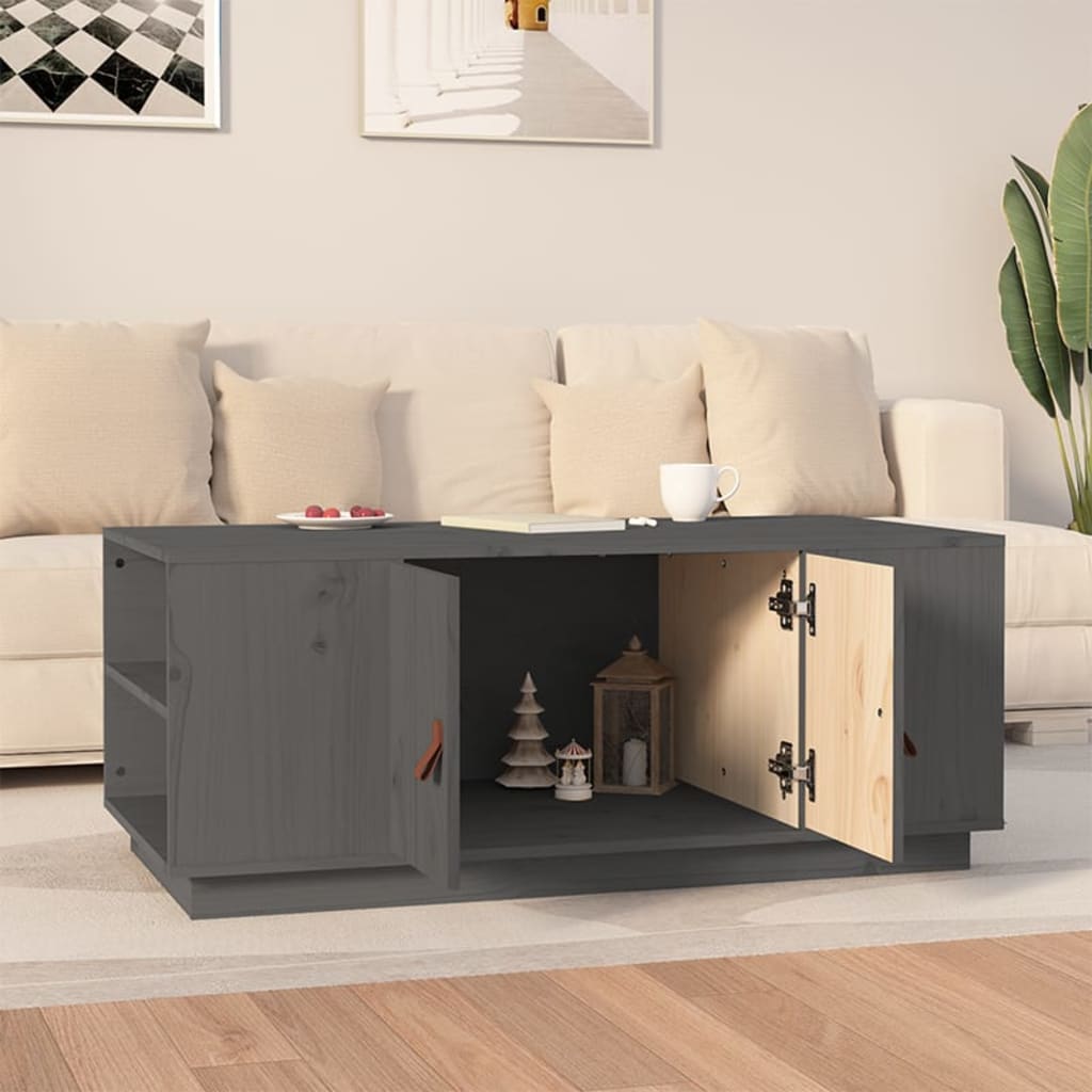 Salontafel 100X50X41 Cm Massief Grenenhout
