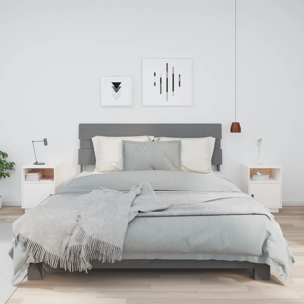 Nachtkastjes 40X34X55 Cm Massief Grenenhout