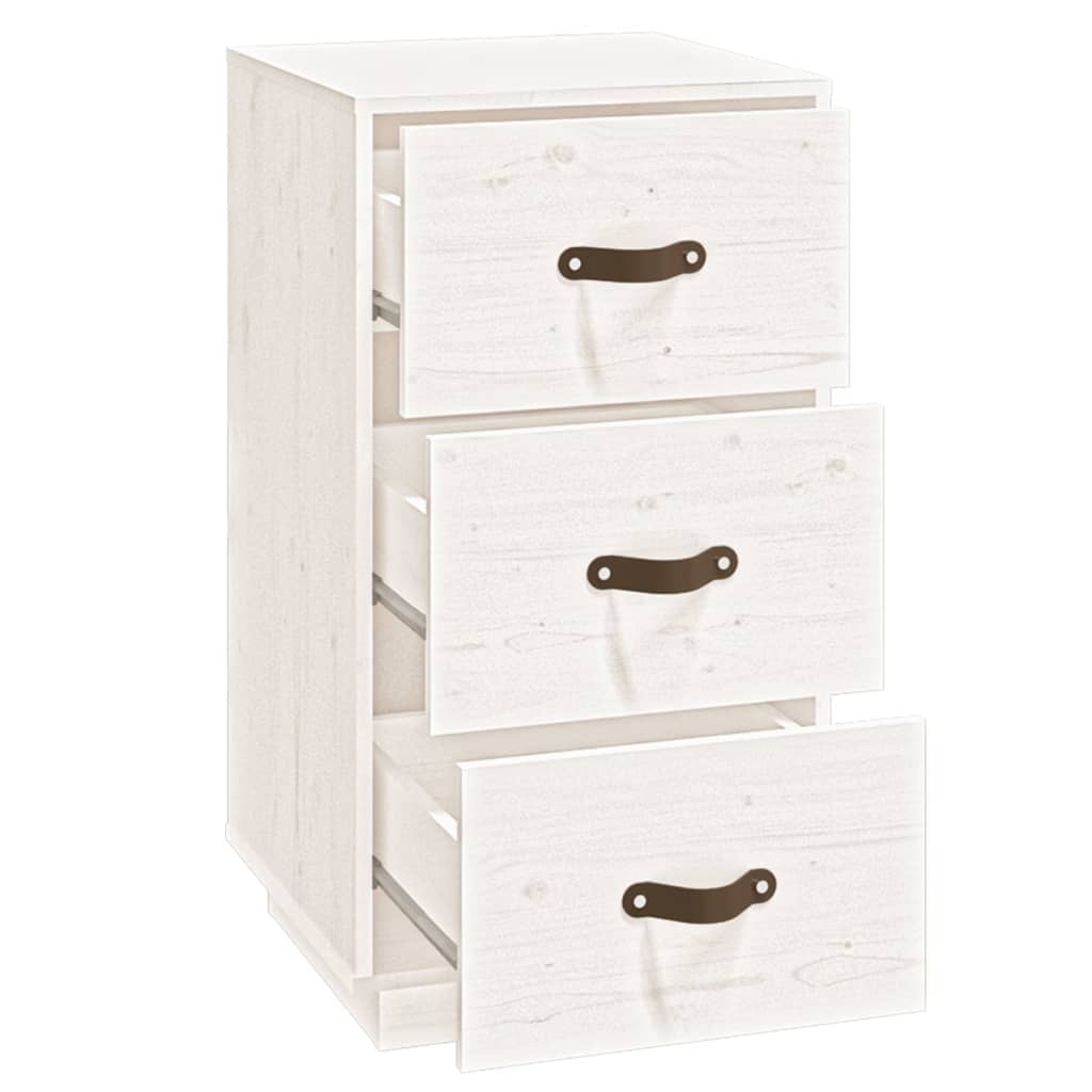 Nachtkastje 40X40X75 Cm Massief Grenenhout