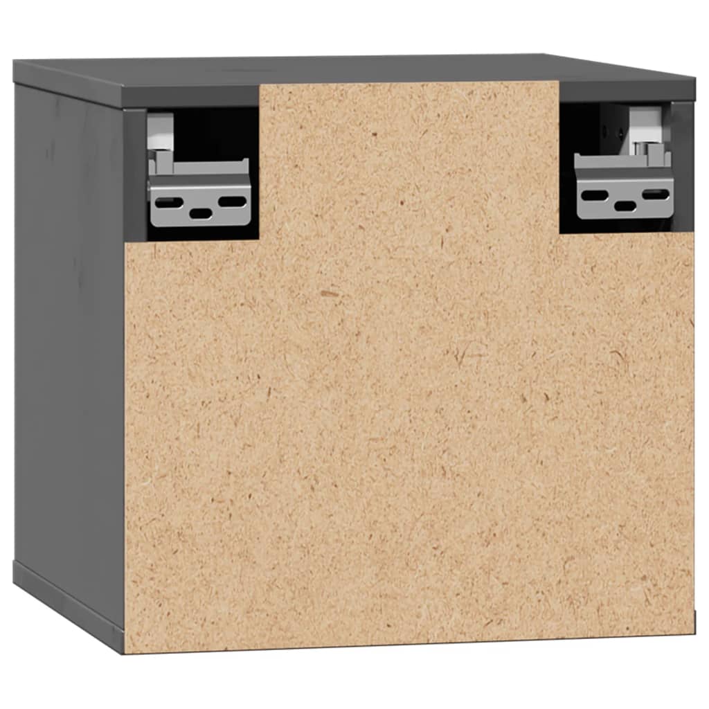Wandkast 31,5X30X30 Cm Massief Grenenhout