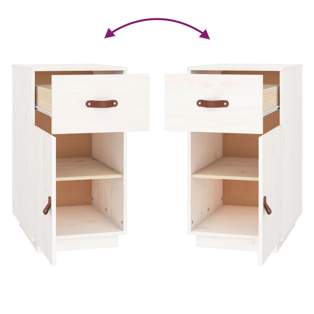 Bureaukastje 40X50X75 Cm Massief Grenenhout