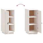 Dressoir 34X40X75 Cm Massief Grenenhout