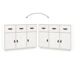 Dressoir 100X40X75 Cm Massief Grenenhout