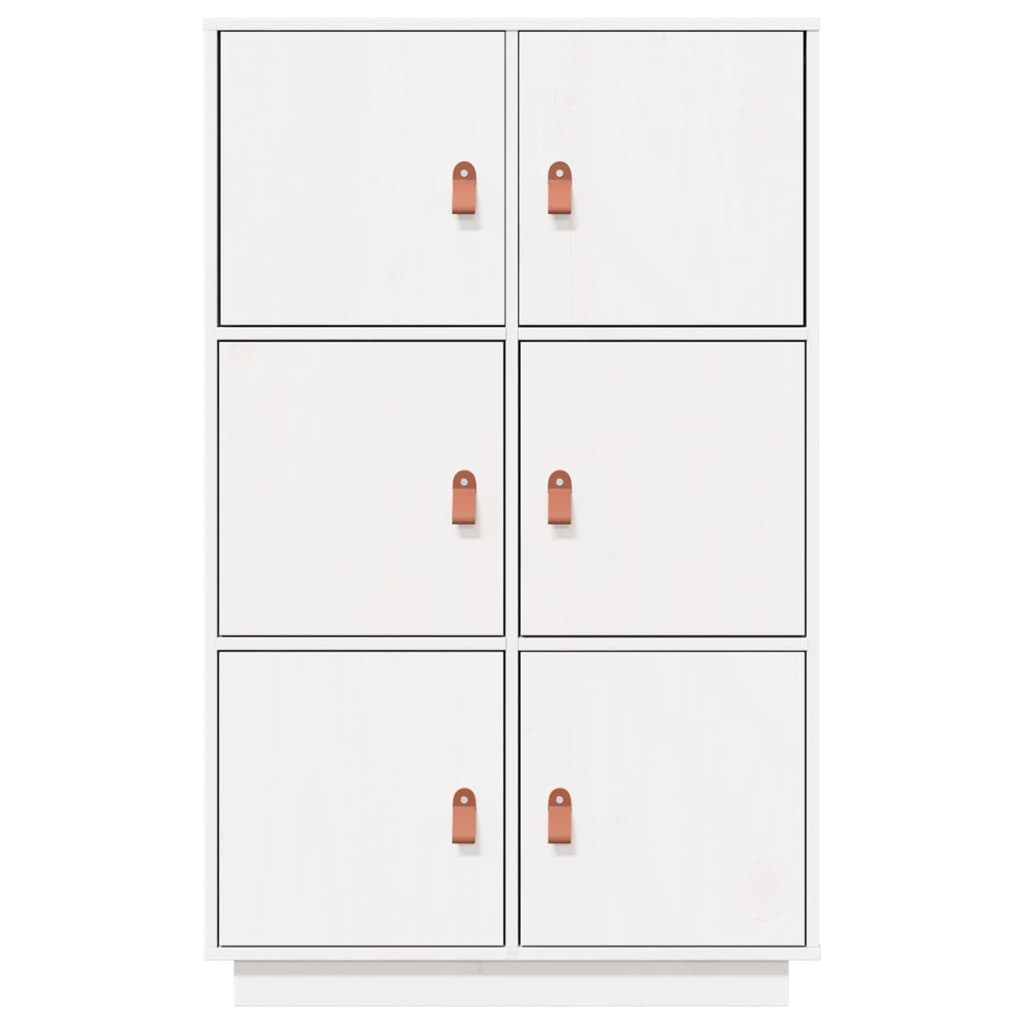 Hoge Kast 67X40X108,5 Cm Massief Grenenhout