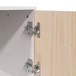 Hoge Kast 67X40X108,5 Cm Massief Grenenhout
