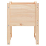 Plantenbakken 40X40X5,5 Cm Massief Grenenhout Naturel