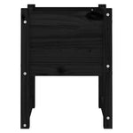 Plantenbakken 40X40X5,5 Cm Massief Grenenhout Zwart