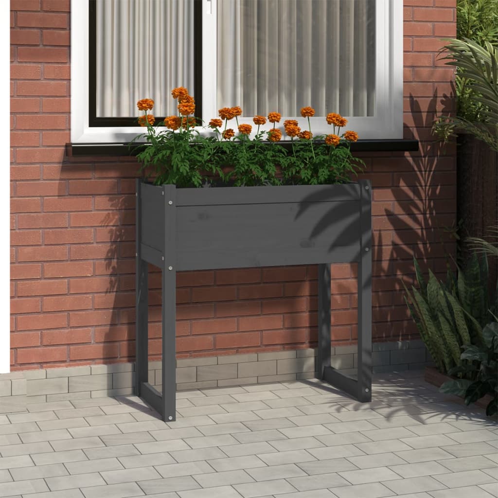 Plantenbak 78X40X8 Cm Massief Grenenhout