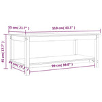 Salontafel Massief Grenenhout