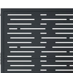 Poort Met Vierkantontwerp Staal Antracietkleurig