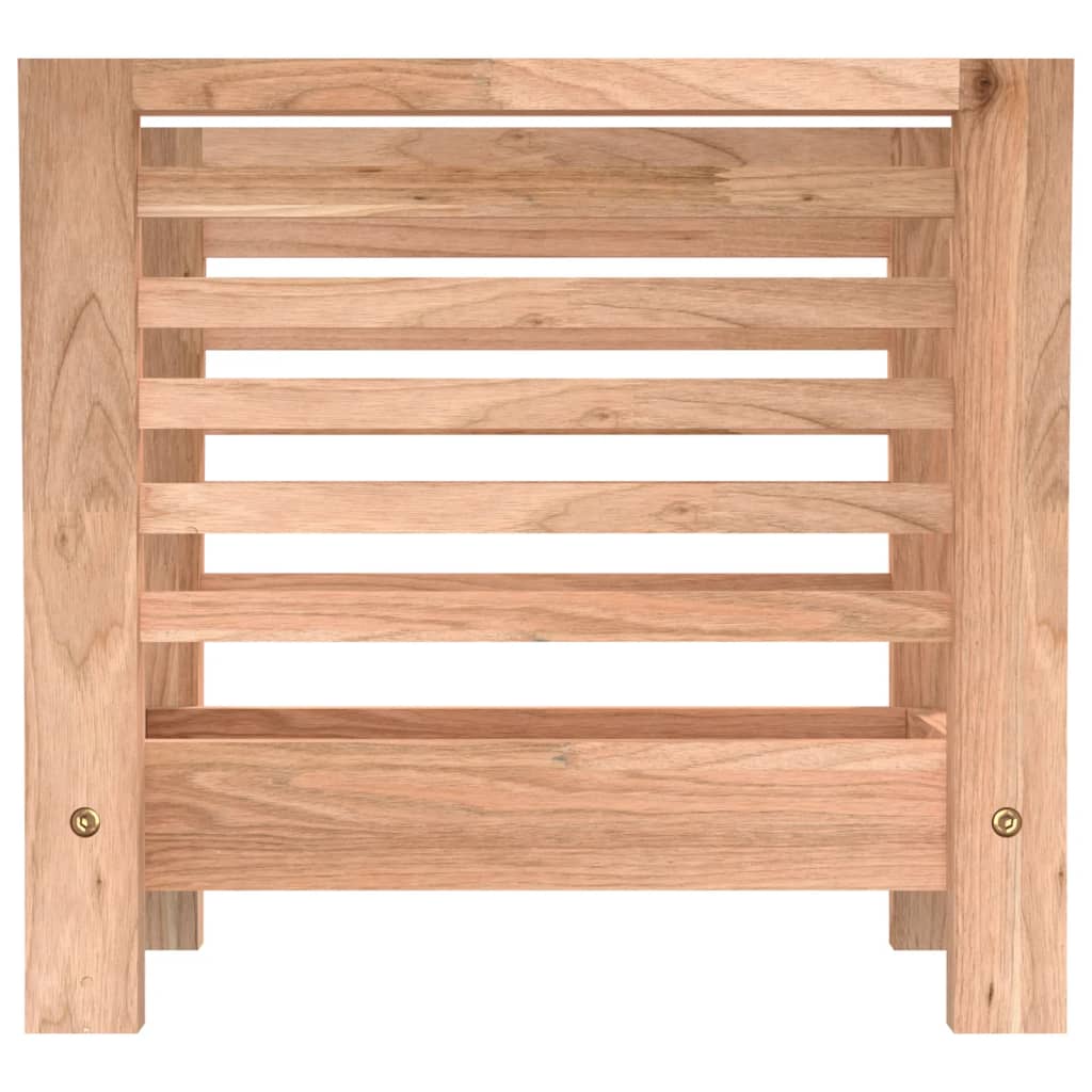 Tijdschriftenrek 40X26,5X38,5 Cm Massief Walnotenhout