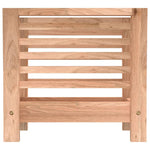 Tijdschriftenrek 40X26,5X38,5 Cm Massief Walnotenhout