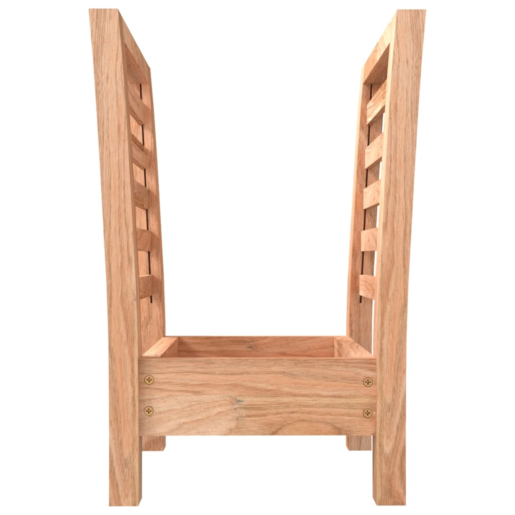 Tijdschriftenrek 40X26,5X38,5 Cm Massief Walnotenhout