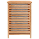Wasmand 45X45X65 Cm Massief Walnotenhout